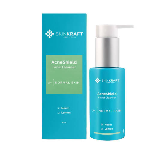 SkinKraft AcneShield Facial Cleanser For Normal Skin - DrMediCart