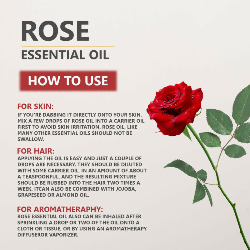 Skiura Nature 100% Natural Rose Essential Oil