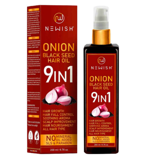 Buy Newish Onion Black Seed Hair Oil from DrMediCart, Ship from India to USA