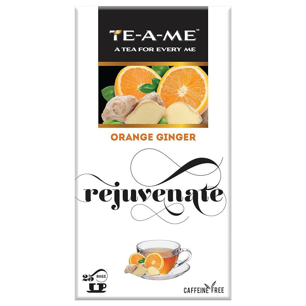 TE-A-ME Rejuvenate Orange Ginger Infusion Tea Bags