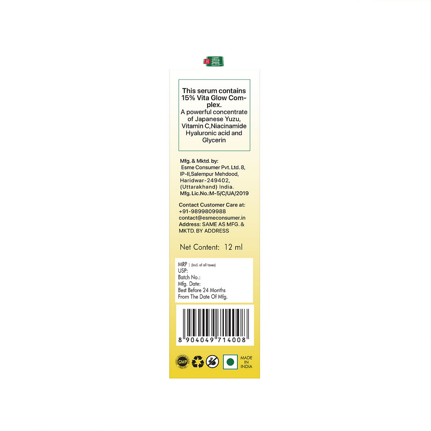 Nature's Essence Bright Glow Vitamin C Serum