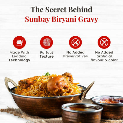 Sunbay Biryani Gravy Instant Gravy Mix - Authentic Recipe