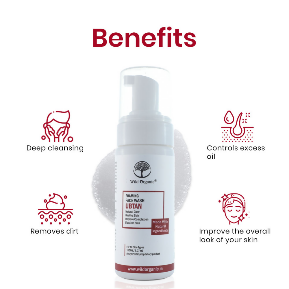 Wild Organic Foaming Face Wash Ubtan