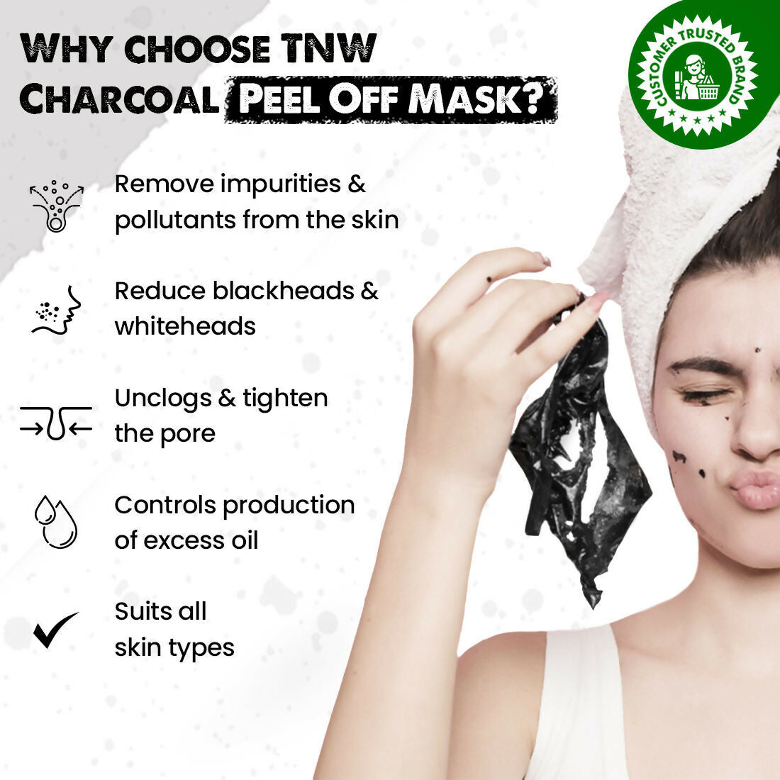 The Natural Wash Charcoal Peel Off Face Mask