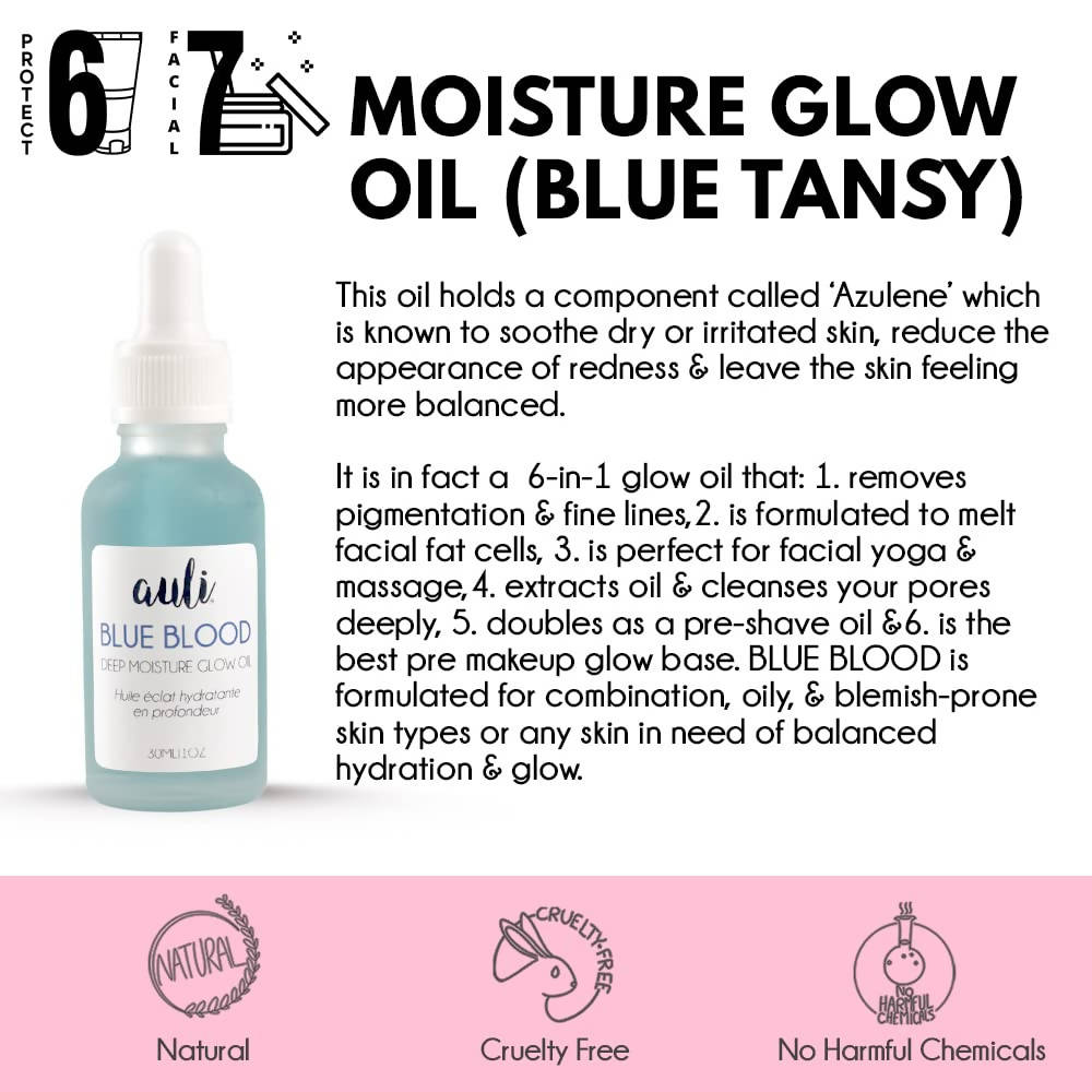 Auli Blue Blood Moisture Glow Oil (Blue Tansy) - DrMediCart
