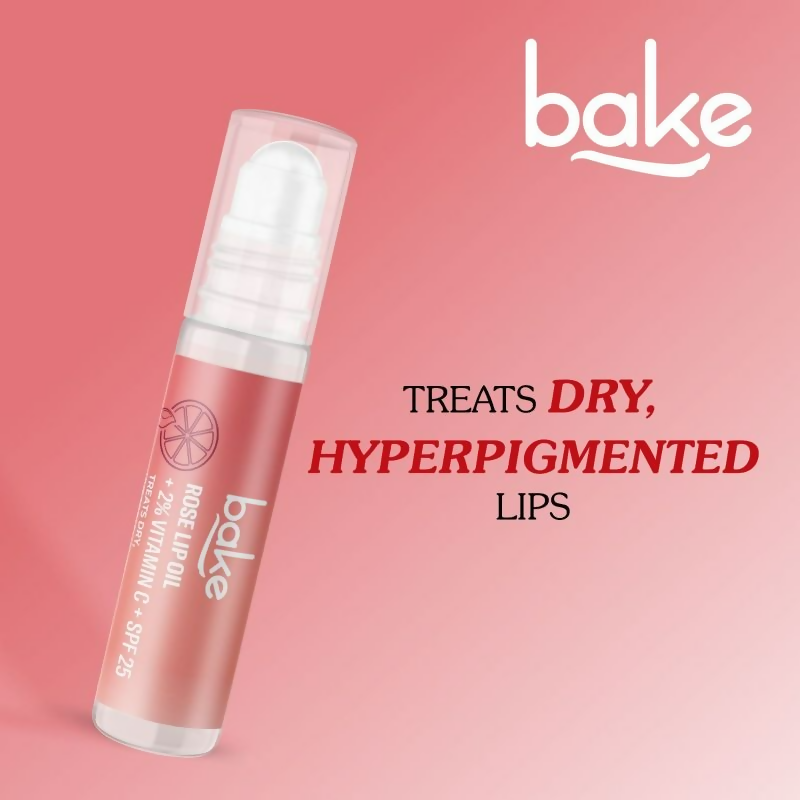 Buy Bake 2% Vitamin C Tinted Rose Lip Oil Spf 25 Pa+++ from DrMediCart, Ship from India to USA