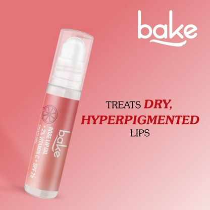 Buy Bake 2% Vitamin C Tinted Rose Lip Oil Spf 25 Pa+++ from DrMediCart, Ship from India to USA
