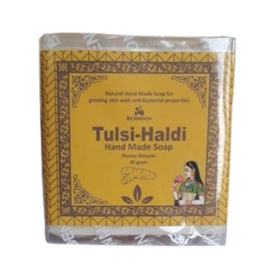 Buy Benmoon Ayurveda Tulsi- Haldi Hand Made Soap from DrMediCart, Ship from India to USA