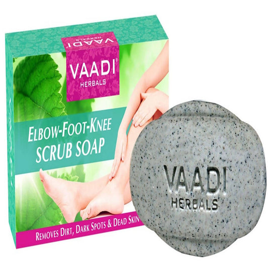 Buy Vaadi Herbals Elbow Foot Knee Scrub Soap with Almond and Walnut Scrub from DrMediCart, Ship from India to USA