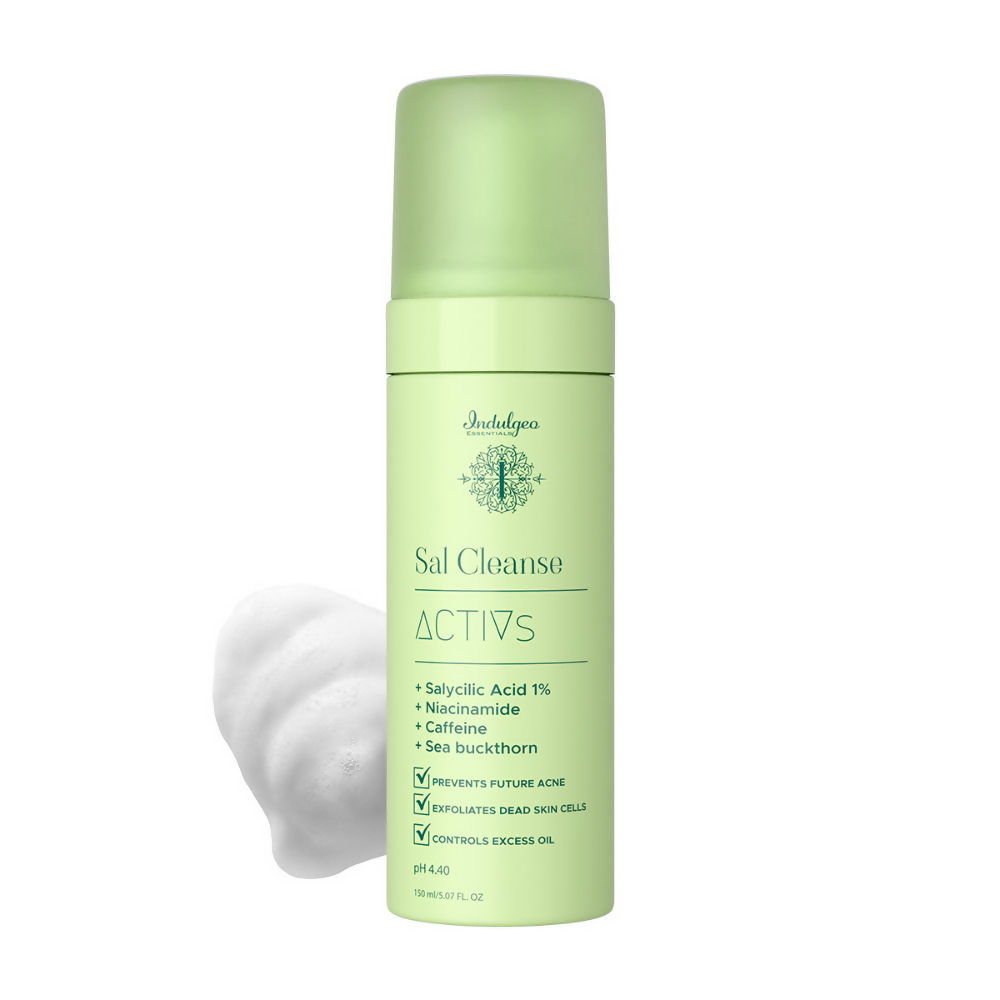 Indulgeo Essentials Sal Cleanse - Salicylic Acid Foaming Face Wash