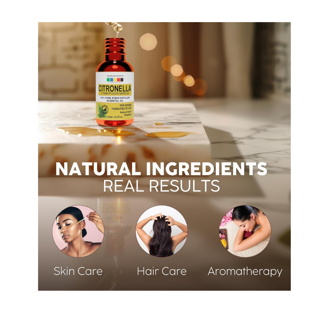 Organix Mantra Citronella Oil - 100% Natural Citronella Essential Oil