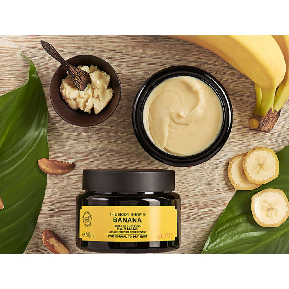 The Body Shop Banana Truly Nourishing Hair Mask - Drmedicart