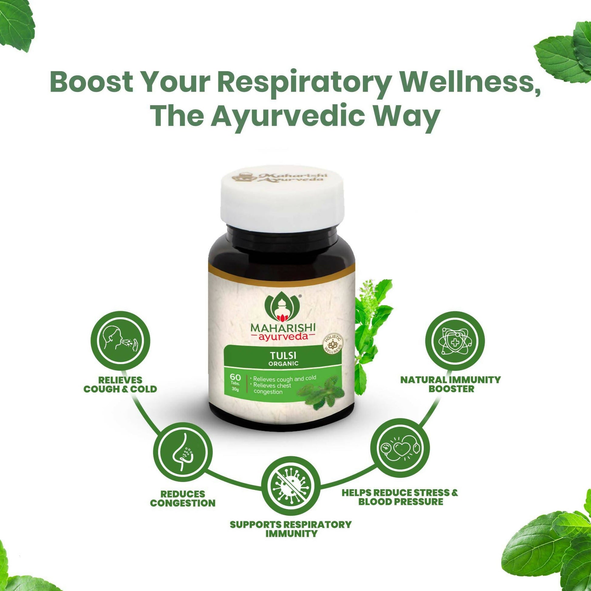 maharishi ayurveda organic tulsi tablets