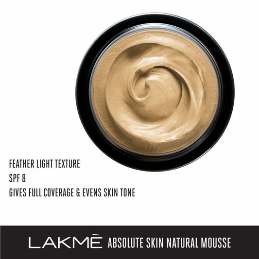 Buy Lakme Absolute Skin Natural Mousse - Ivory Fair from DrMediCart, Ship from India to USA