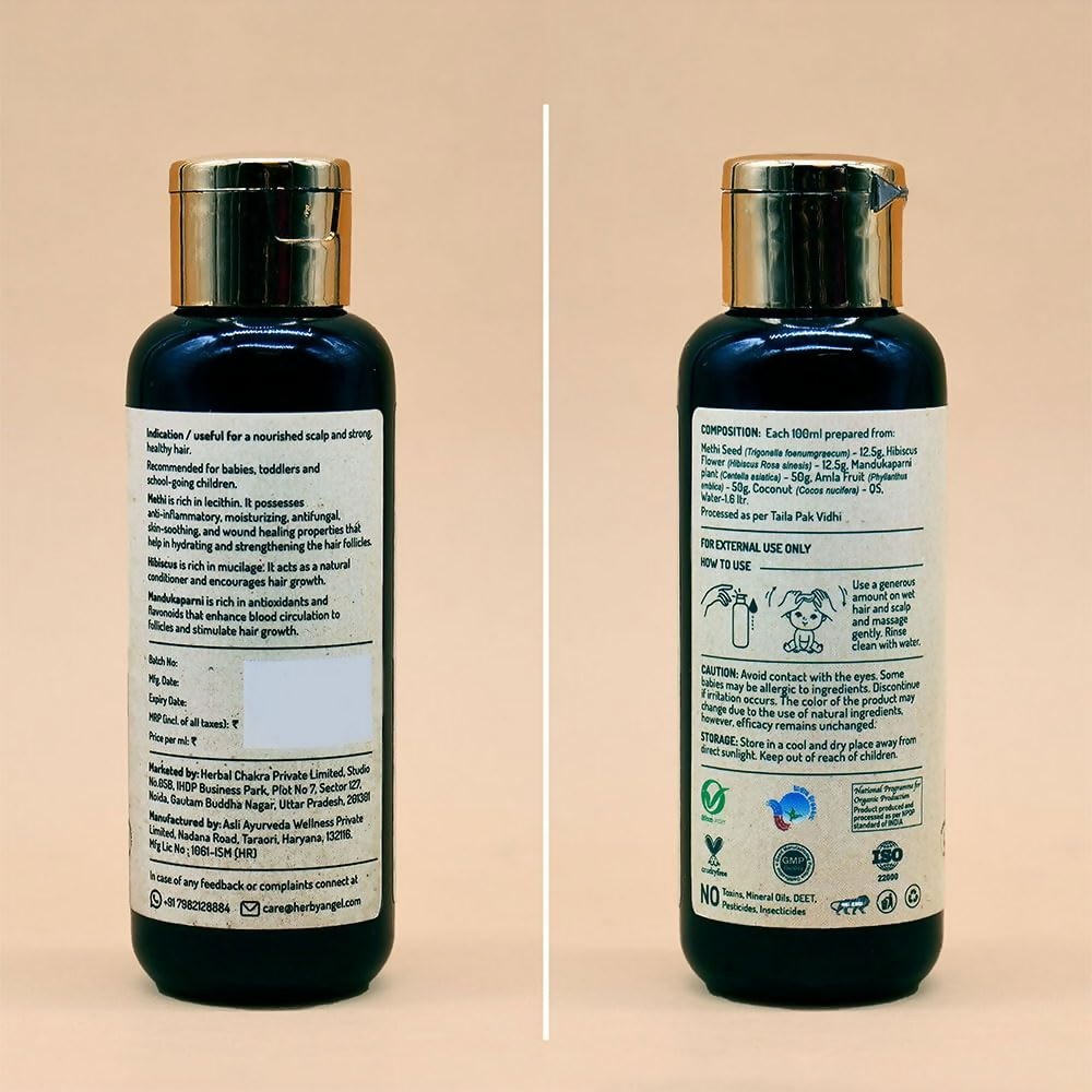 Herby Angel Head Massage Oil For Babies And Kids