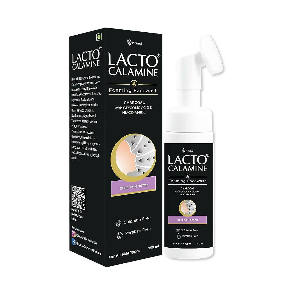 Buy Lacto Calamine Charcoal Foaming Face Wash from DrMediCart, Ship from India to USA