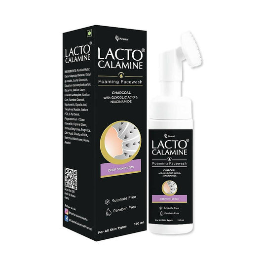 Buy Lacto Calamine Charcoal Foaming Face Wash from DrMediCart, Ship from India to USA