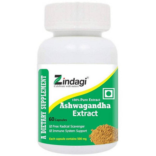Buy Zindagi Ashwagandha Extract Capsules from DrMediCart, Ship from India to USA