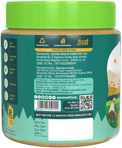 Alpino Organic Natural Peanut Butter Crunch