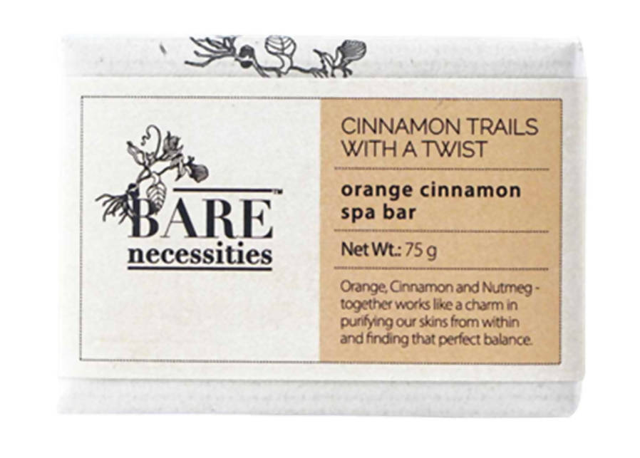 Buy Bare Necessities Cinnamon Trails with a Twist Orange Cinnamon Spa Bar from DrMediCart, Ship from India to USA