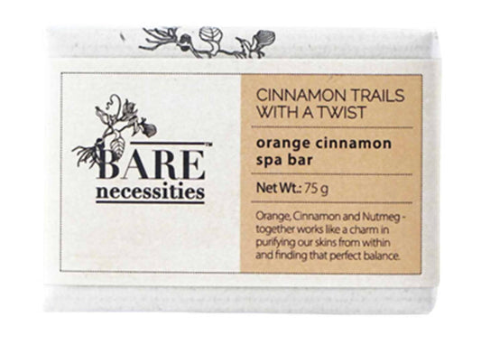 Buy Bare Necessities Cinnamon Trails with a Twist Orange Cinnamon Spa Bar from DrMediCart, Ship from India to USA