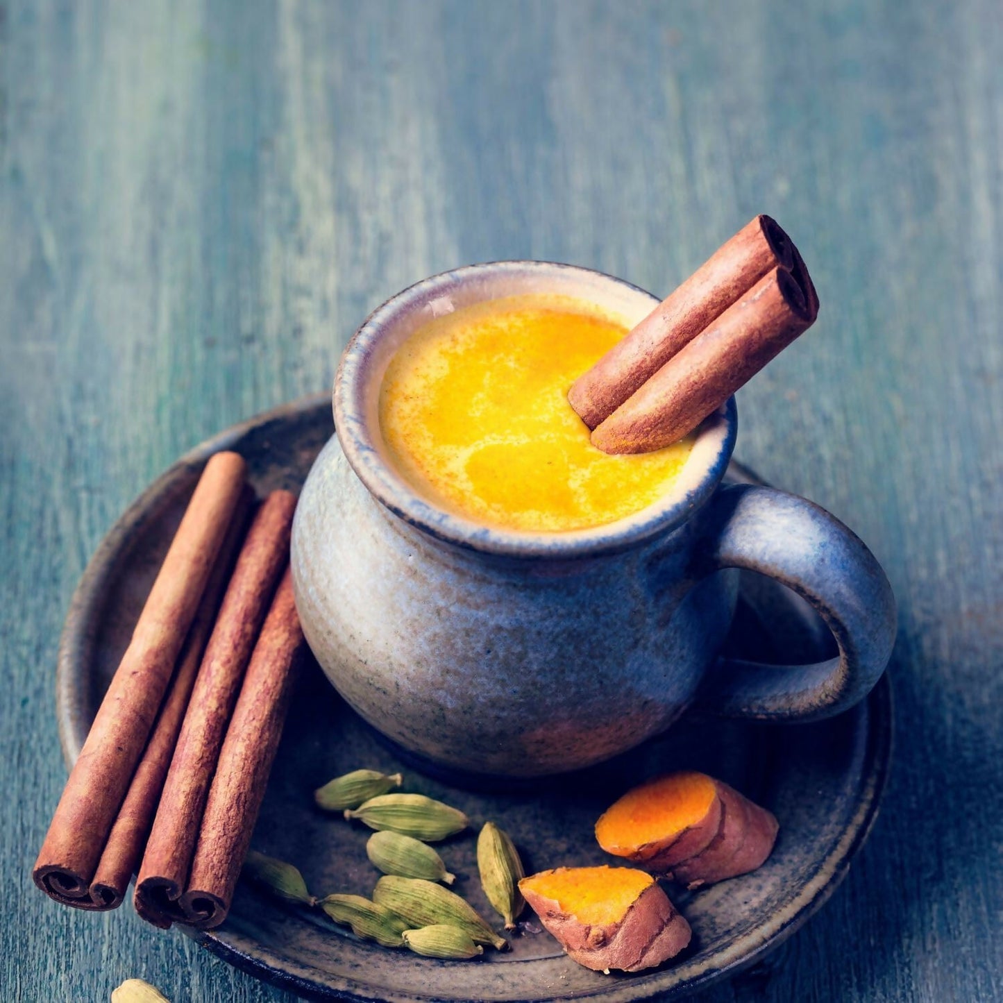 Satvi Wellness Haldi Doodh | Golden Milk Mix | Turmeric Milk Mix | Indian Haldi Doodh | Milk Masala | Turmeric Latte