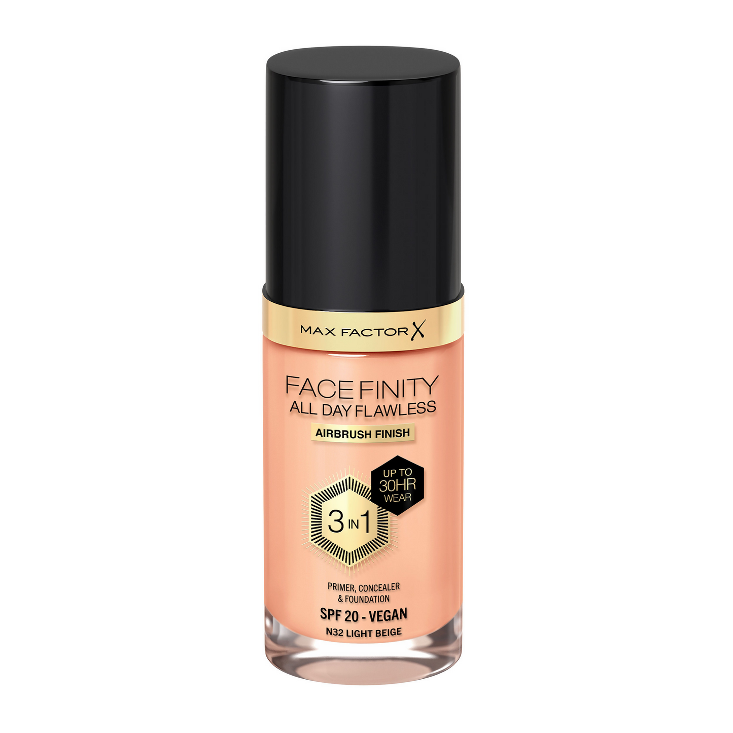 Max Factor Face Finity All Day Flawless 3 In 1 Foundation - Light Beige
