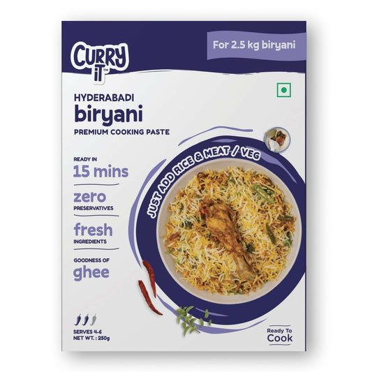 Buy CURRYiT Instant Hyderabadi Biryani Premium Cooking Paste from DrMediCart, Ship from India to USA