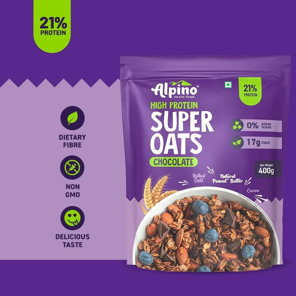Alpino High Protein Super Rolled Oats Chocolate