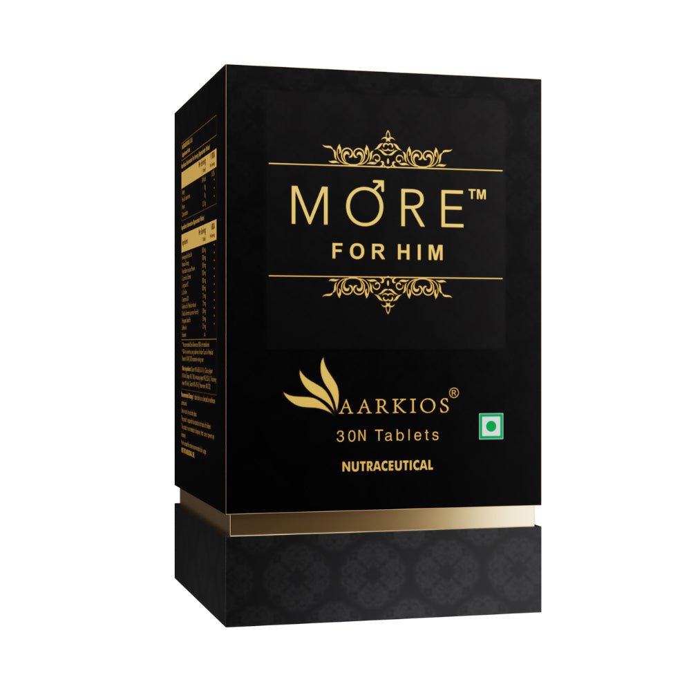 Aarkios More for Him Energy and Libido Booster Tablets for Men