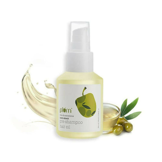 Plum Olive & Macadamia Nutri-Shield Pre-Shampoo Hair Oil - DrMediCart 