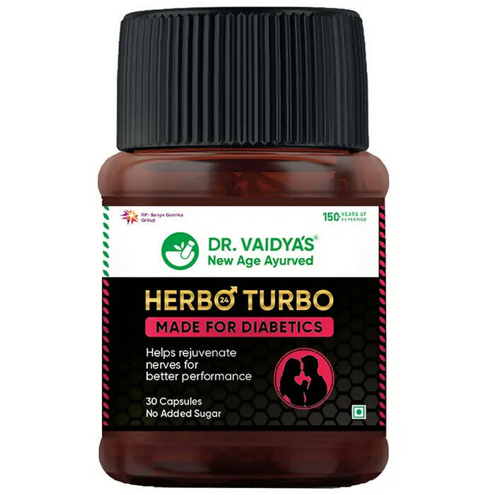 Dr. Vaidya's Herbo 24 Turbo Capsules Made For Diabetics