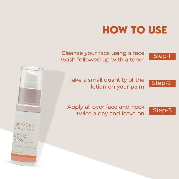 Jovees Premium Sun Shield Protective Lotion SPF 40 PA+++