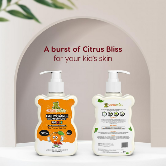 Buy ShuShu Babies Fruity Orange Face and Body Wash (under 4-12 Years) from DrMediCart, Ship from India to USA