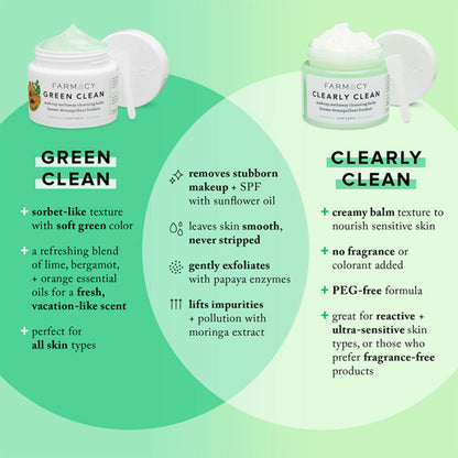 Farmacy Clearly Clean Makeup Meltaway Cleansing Balm