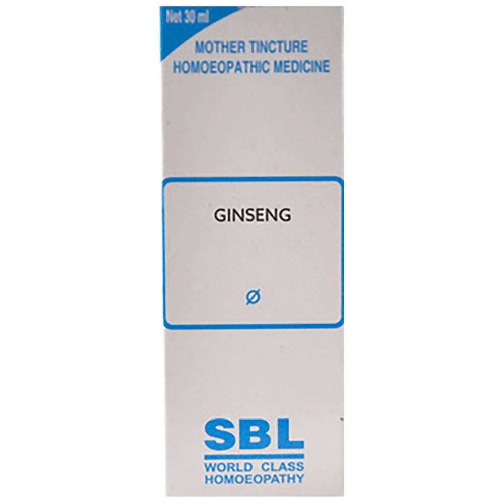 Buy SBL Homeopathy Ginseng Mother Tincture Q from DrMediCart, Ship from India to USA