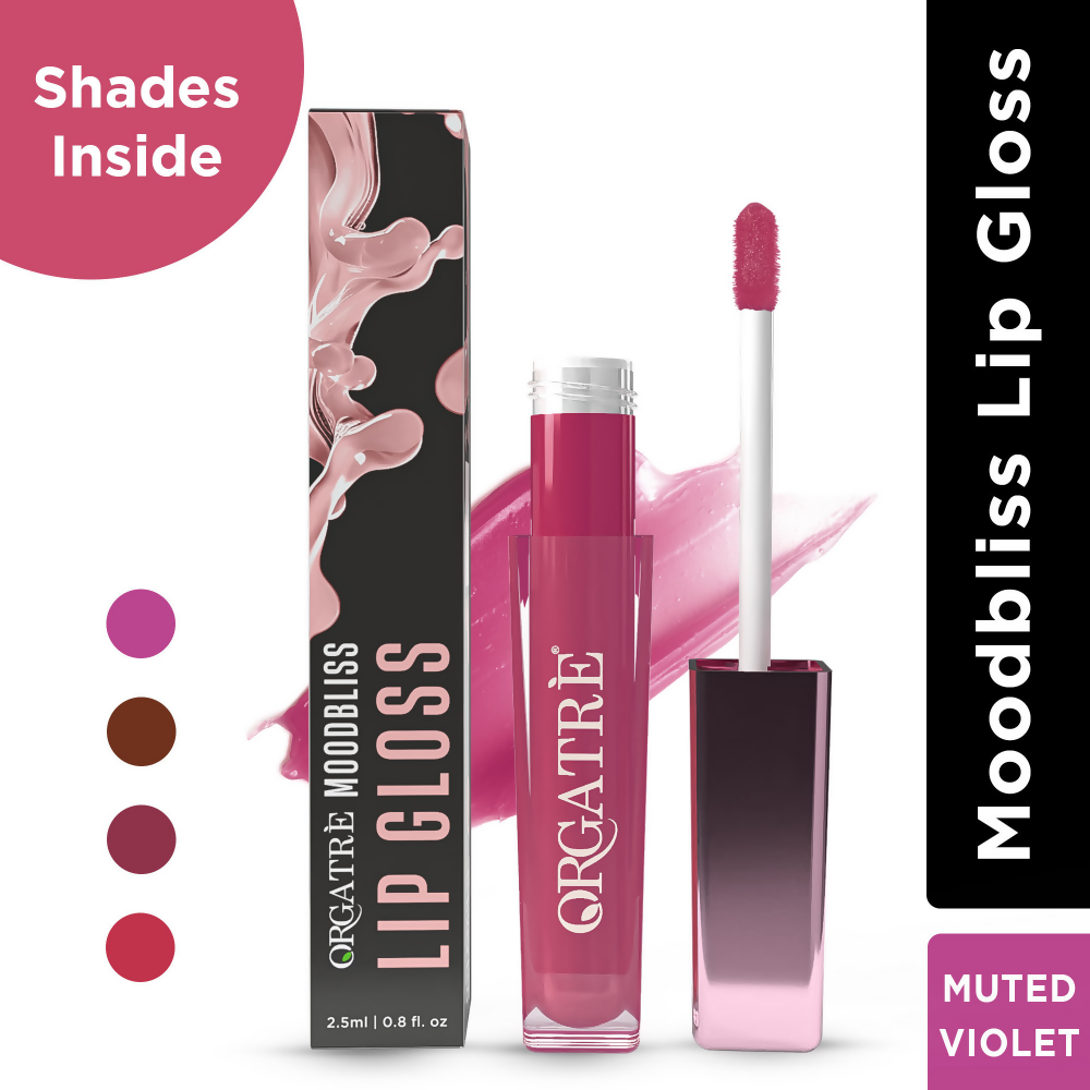 Orgatre MoodBliss Lip Gloss - Muted Violet