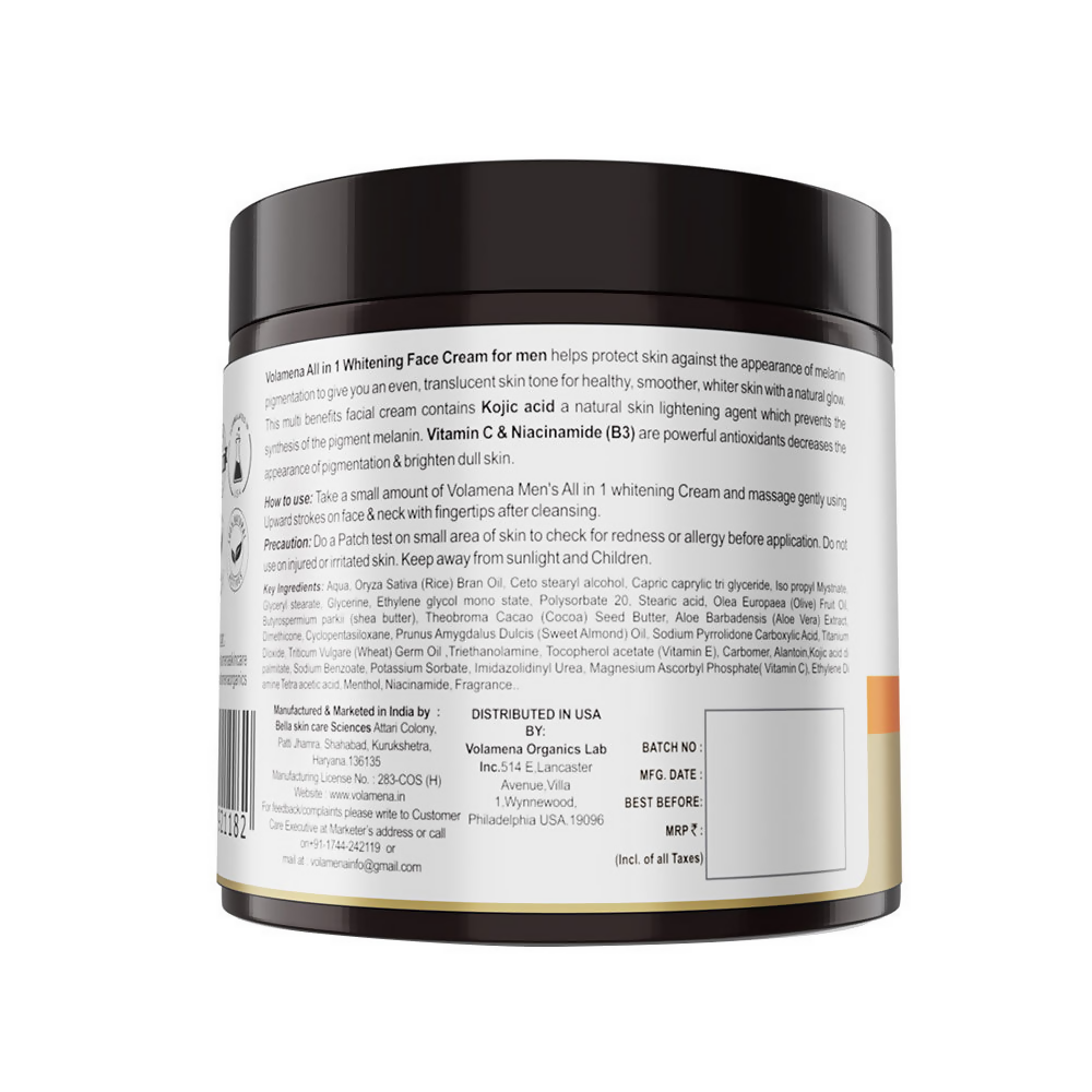 Volamena Men’s All in 1 Whitening Cream with SPF 30 ++