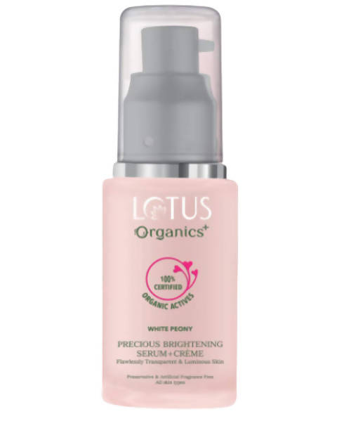 Buy Lotus Organics+ Precious Brightening Serum Plus Creme from DrMediCart, Ship from India to USA