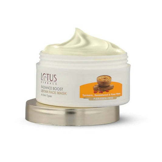 Buy Lotus Herbals Radiance Boost Ubtan Face Mask from DrMediCart, Ship from India to USA