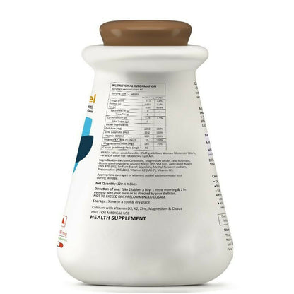 MyFitFuel Calcium+ & Vitamin D3, K2 (MK7), Zinc, Magnesium & Cissus Tablets