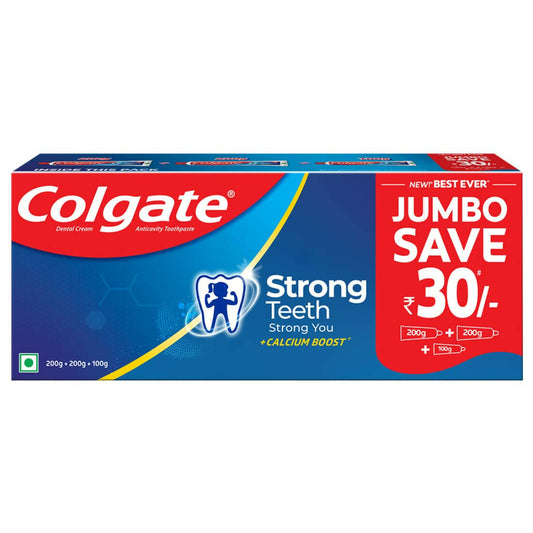 Buy Colgate Strong Teeth Cavity Protection Toothpaste with Calcium Boost from DrMediCart, Ship from India to USA
