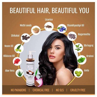 Teal and Terra Onion Oil & Rose Shampoo With Sandalwood - DrMediCart