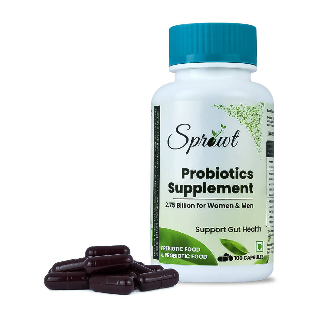 Sprowt Probiotics Supplement Capsules