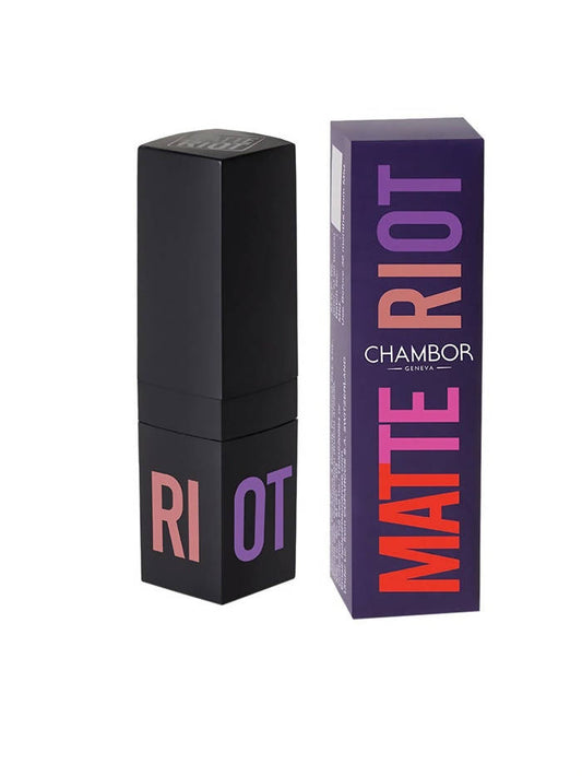 Buy Chambor Brown Matte Riot Lipstick 287 from DrMediCart, Ship from India to USA