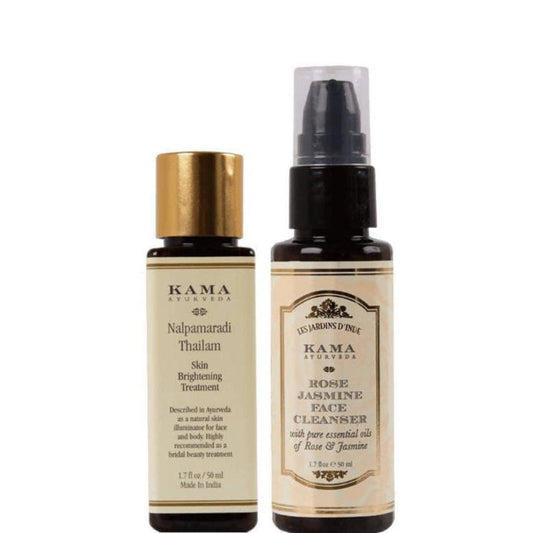 Buy Kama Ayurveda Nalpamaradi Thailam & Rose Jasmine Face Cleanser Combo from DrMediCart, Ship from India to USA