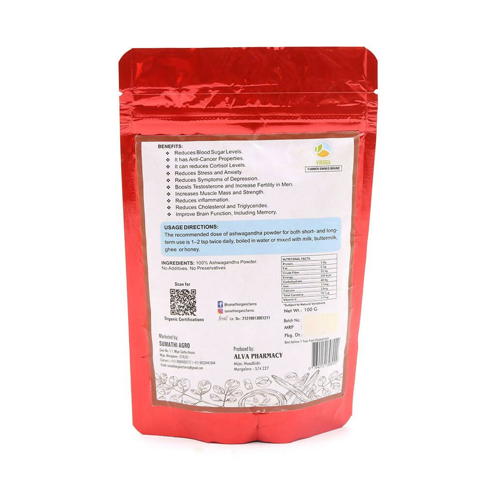 Viroga Organic Ashwagandha Powder