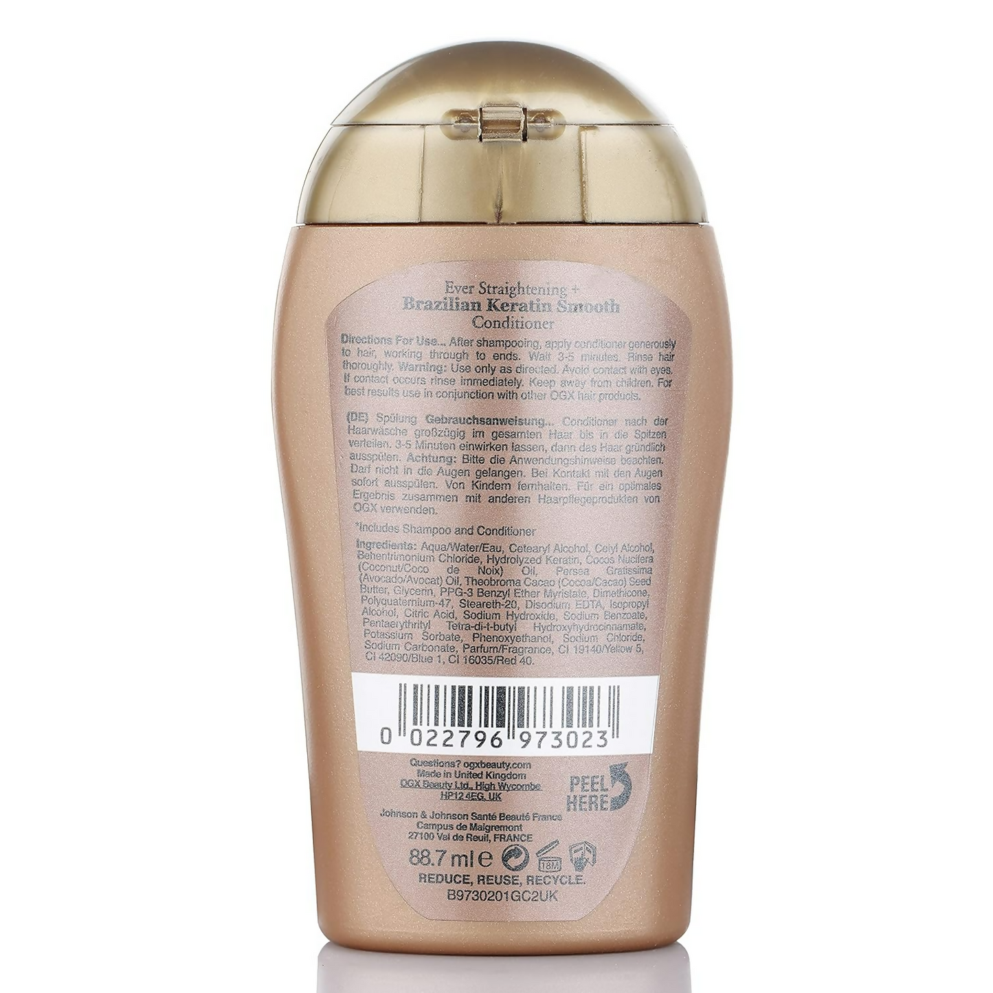 OGX Travel Ever Straightening Brazilian Keratin Smooth Conditioner