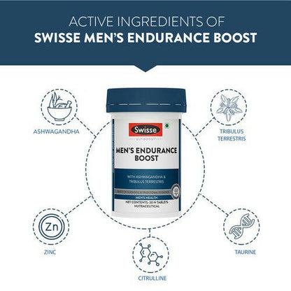 Swisse Men's Endurance Boost Tablets