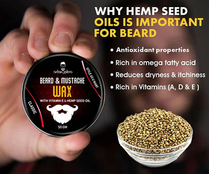 Urbangabru Beard & Mustache Wax for Strong Hold - Drmedicart